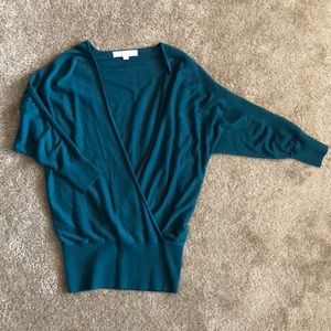 Loft xs open front sweater